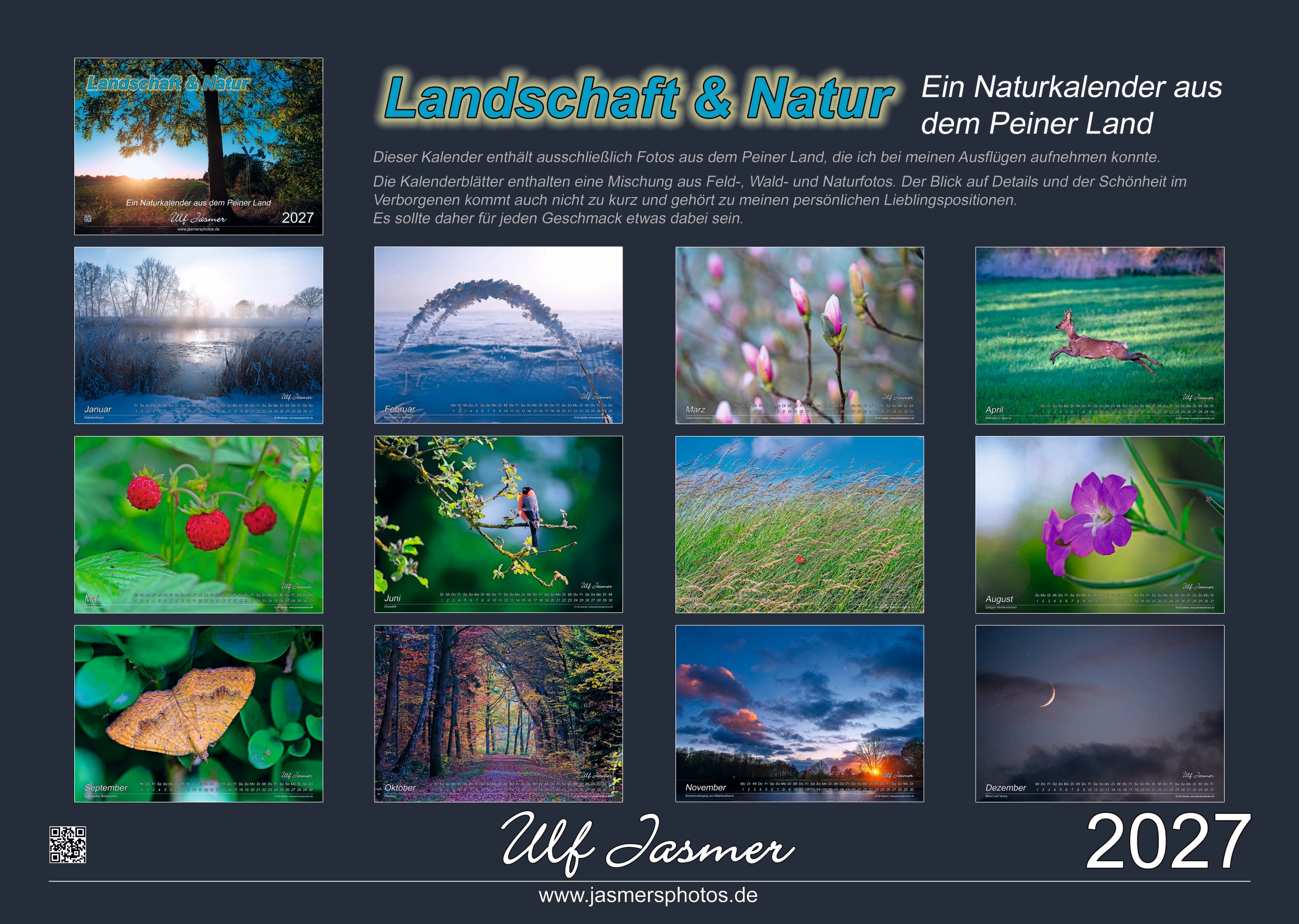 Kalender Landschaft & Natur 2027 Übersicht